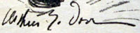 Arthur G Dove signature