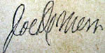 Joe DeMers signature