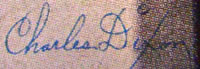 Charles Dixon signature