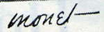 Dorothy Monet signature