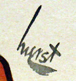 Earl Oliver Hurst signature