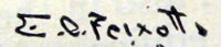 Ernest Peixotto signature