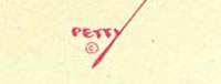 George Petty signature