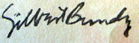 Gilbert Bundy signature
