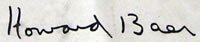 Howard Baer signature