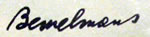 Ludwig Bemelmans signature