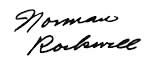 Norman Rockwell signature