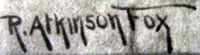 R Atkinson Fox signature