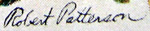 Robert Patterson Signature