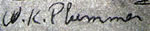 W K Plummer signature