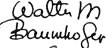 Walter Baumhofer signature