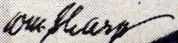William Sharp Signature